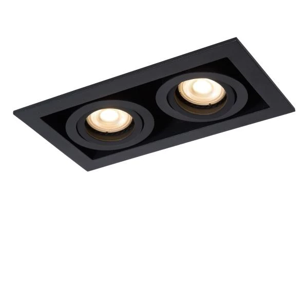 Lucide CHIMNEY - Spot encastrable - 2xGU10 - Noir - détail 3